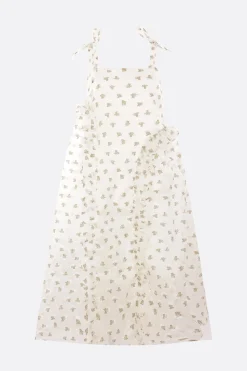 Abiti>CECILIE BAHNSEN abido midi Alga in kado fil-coupé Argento