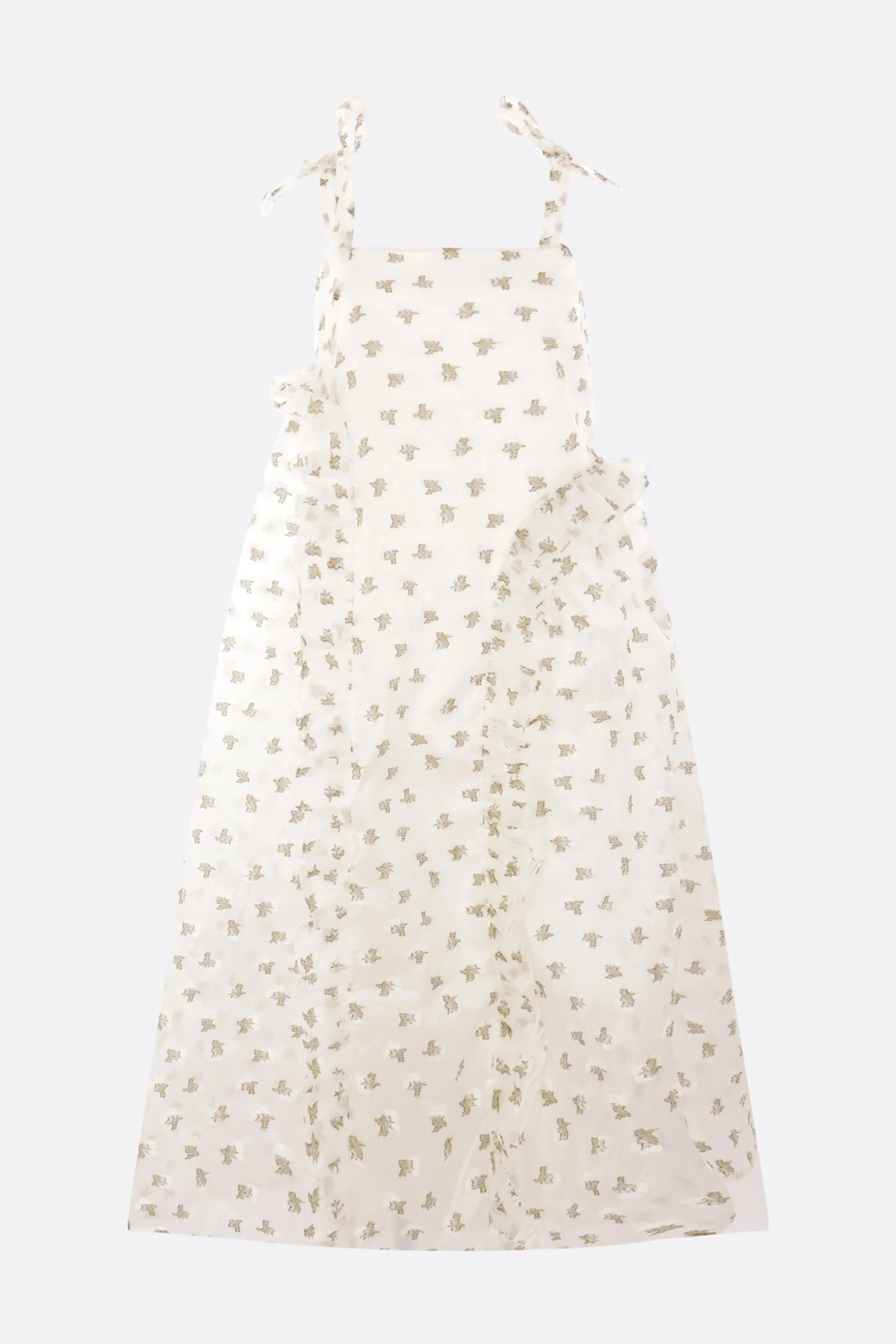 Abiti>CECILIE BAHNSEN abido midi Alga in kado fil-coupé Argento