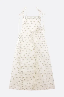 Abiti>CECILIE BAHNSEN abido midi Alga in kado fil-coupé Argento