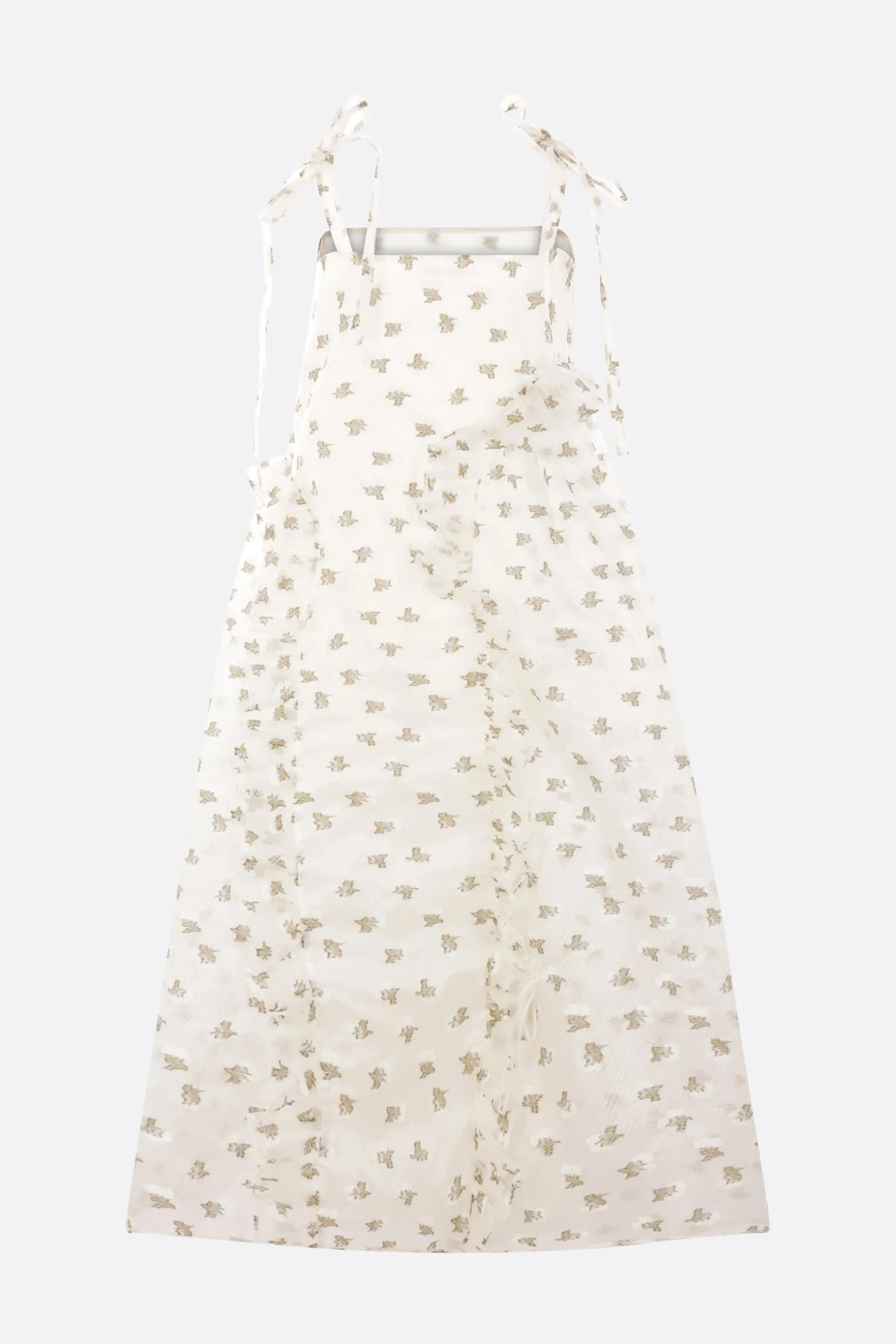 Abiti>CECILIE BAHNSEN abido midi Alga in kado fil-coupé Argento