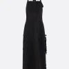 Abiti>MAISON MARGIELA abito a grembiule in misto viscosa Nero