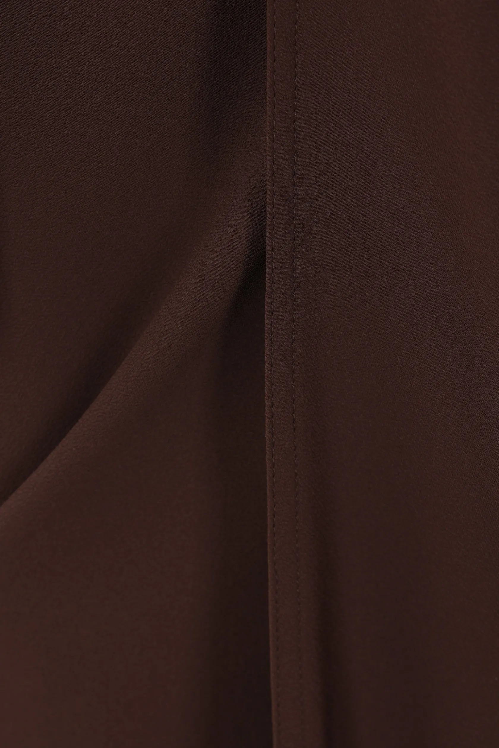 Abiti>RICK OWENS abito a portafoglio in crêpe Marrone