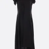 Abiti>Y'S abito asimmetrico in rayon Nero