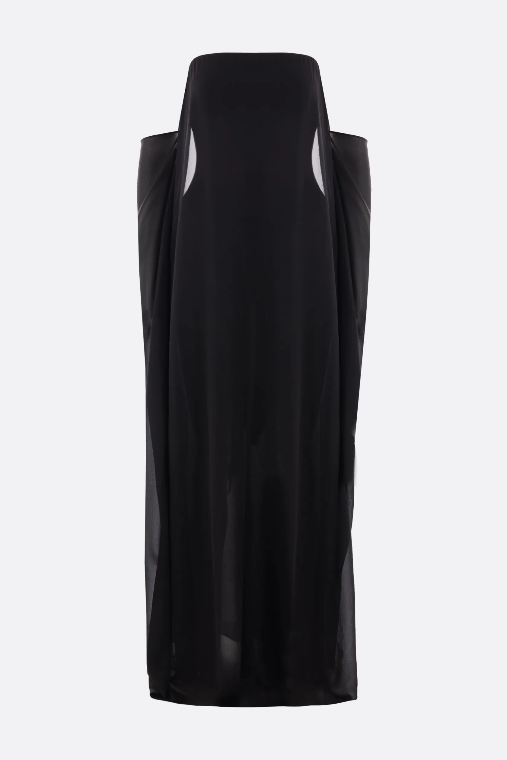 Abiti>CHRISTOPHER ESBER abito bustier in seta Nero