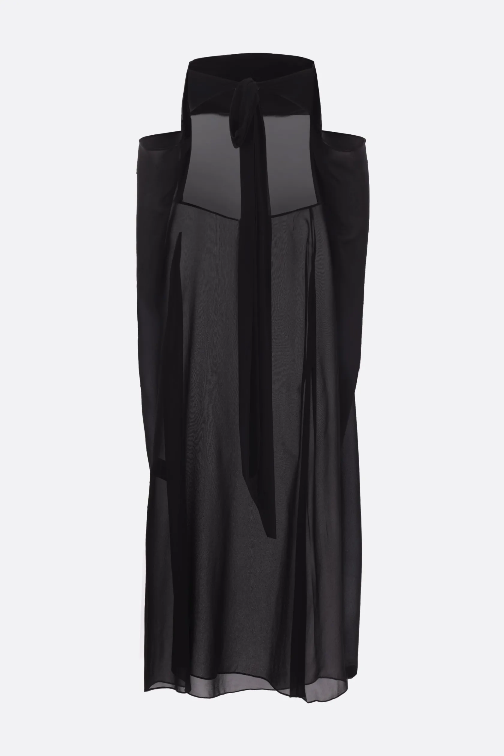 Abiti>CHRISTOPHER ESBER abito bustier in seta Nero
