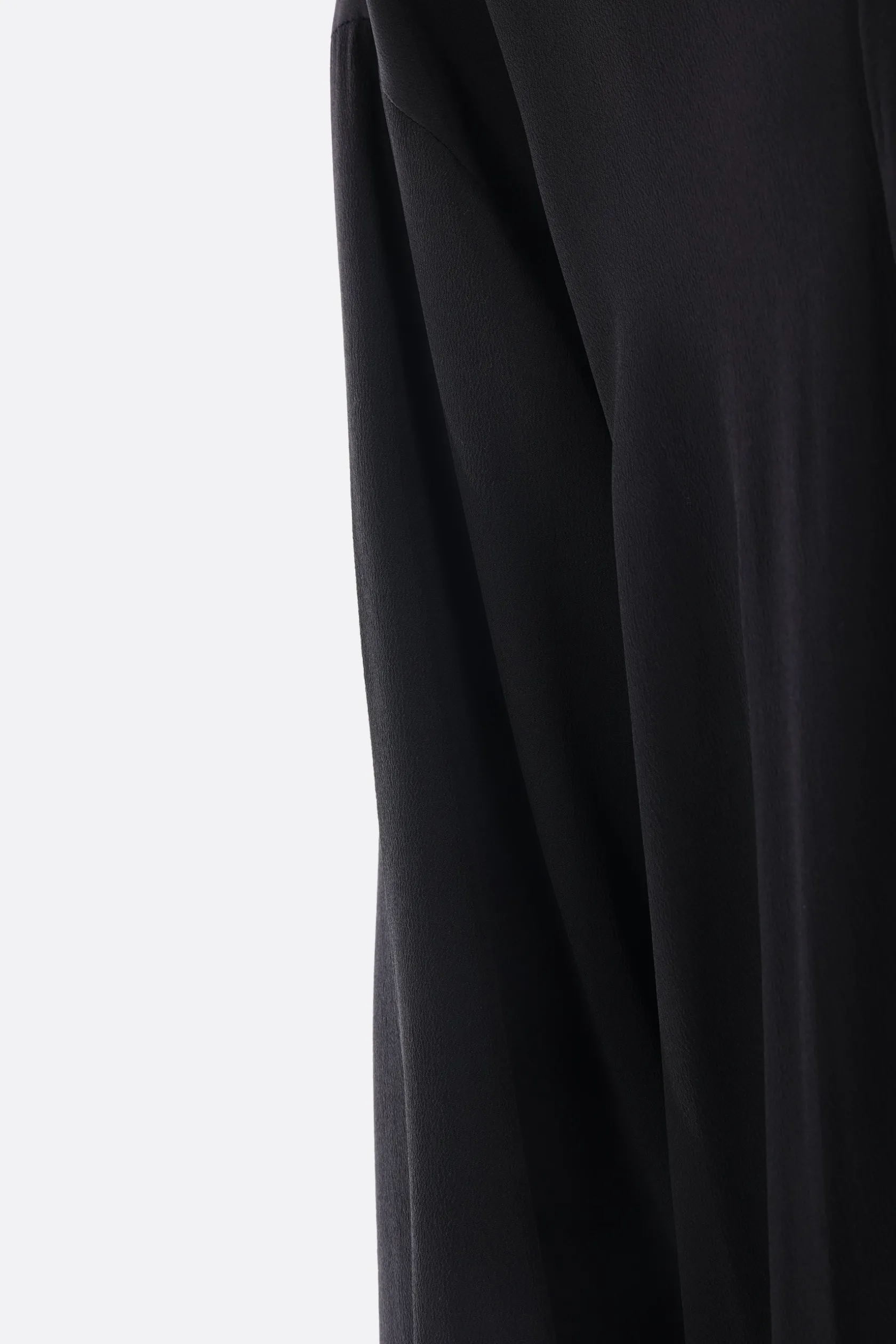 Abiti>ACNE STUDIOS abito chemisier in crepe de chine Nero