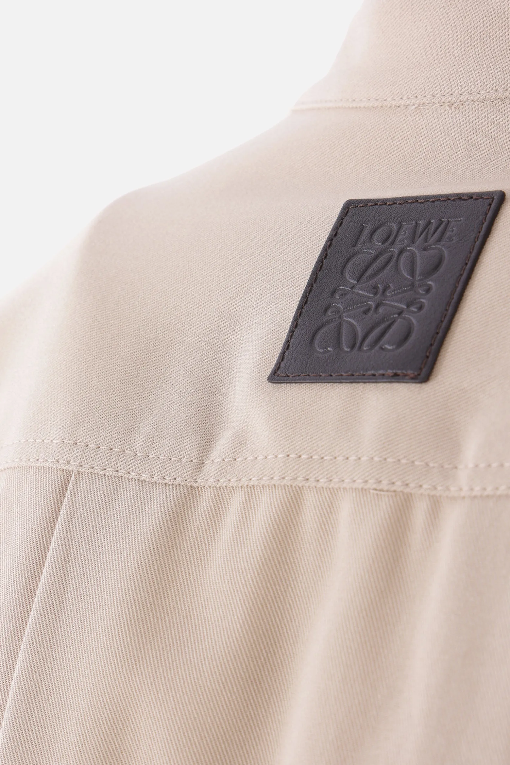 Abiti>LOEWE abito chemisier in twill Neutro