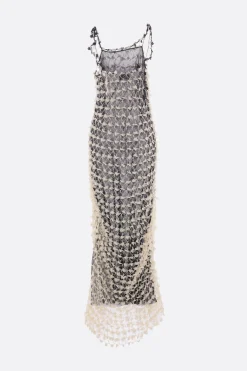 Abiti>PAULINE DUJANCOURT abito in crochet e rete Bianco