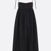 Abiti>CECILIE BAHNSEN abito midi Alena in taffetà Nero