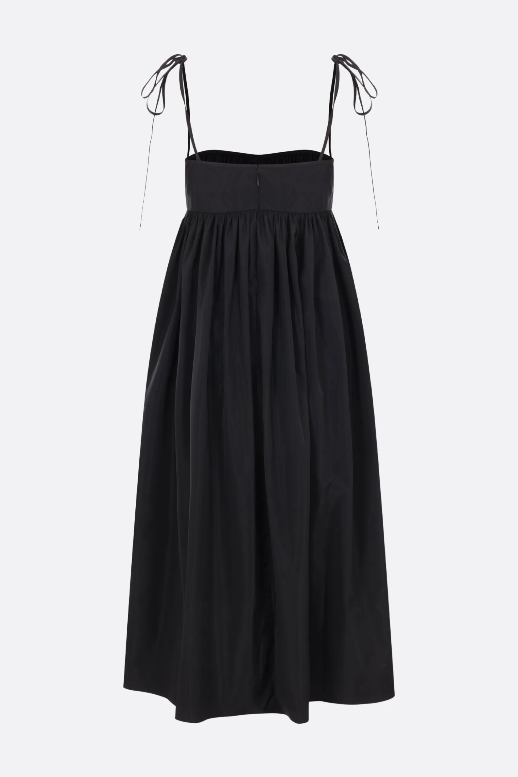 Abiti>CECILIE BAHNSEN abito midi Alena in taffetà Nero