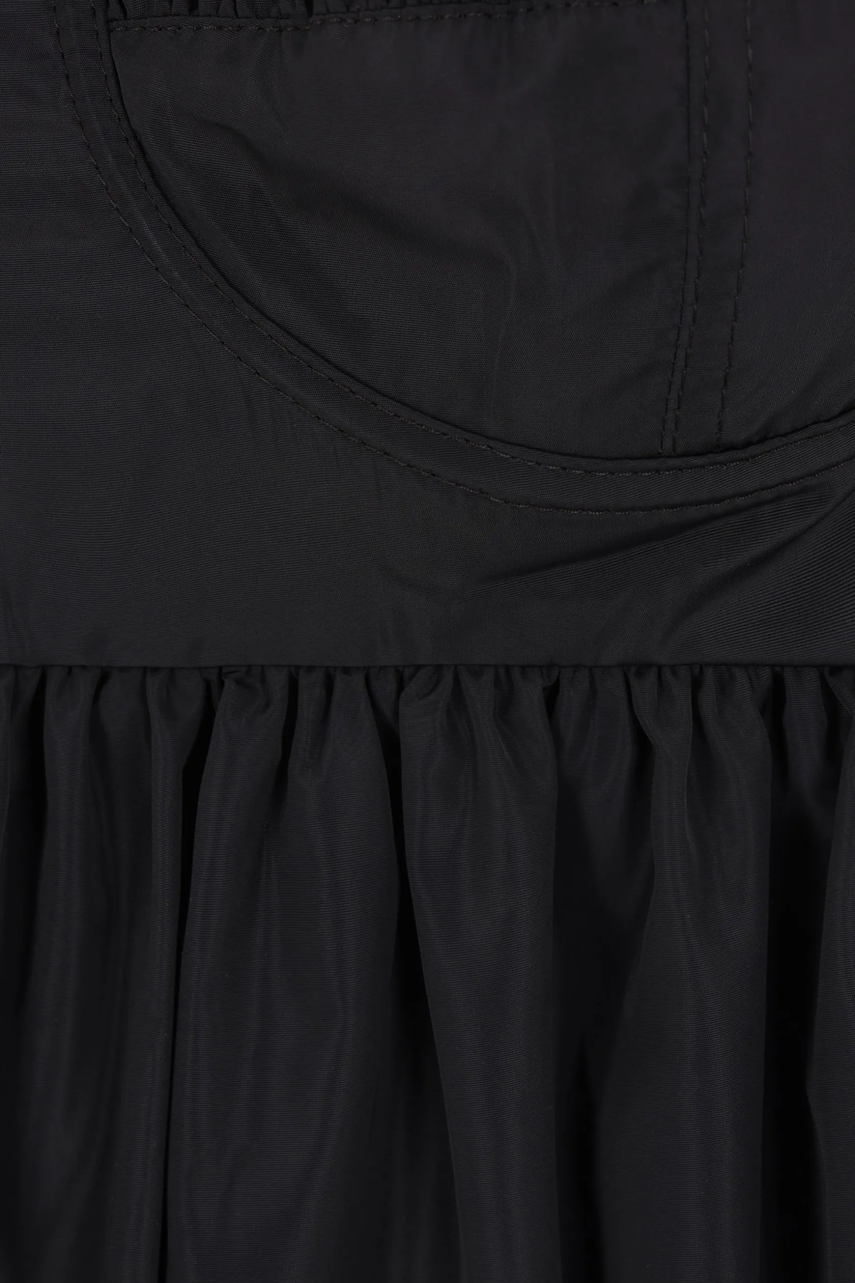 Abiti>CECILIE BAHNSEN abito midi Alena in taffetà Nero