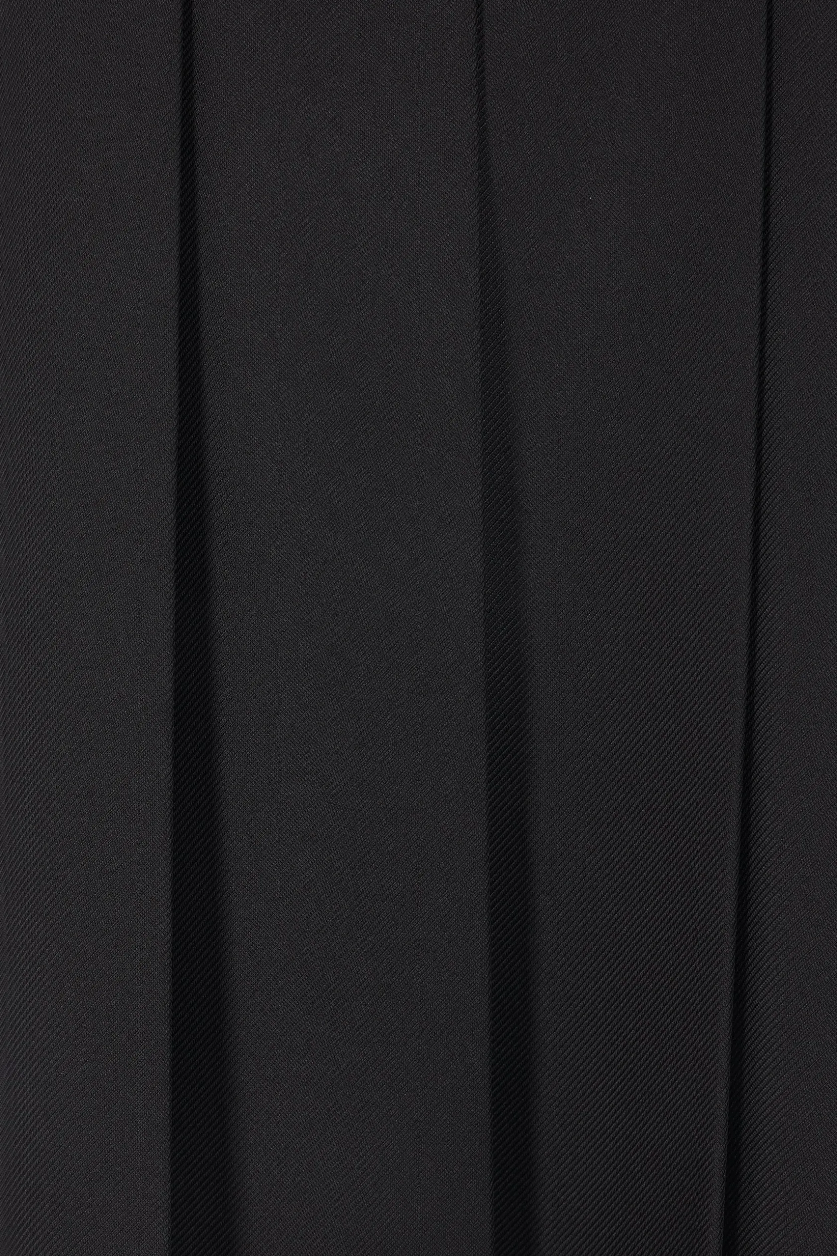 Abiti>COMME DES GARÇONS COMME des GARÇONS abito midi in drill plissé Nero
