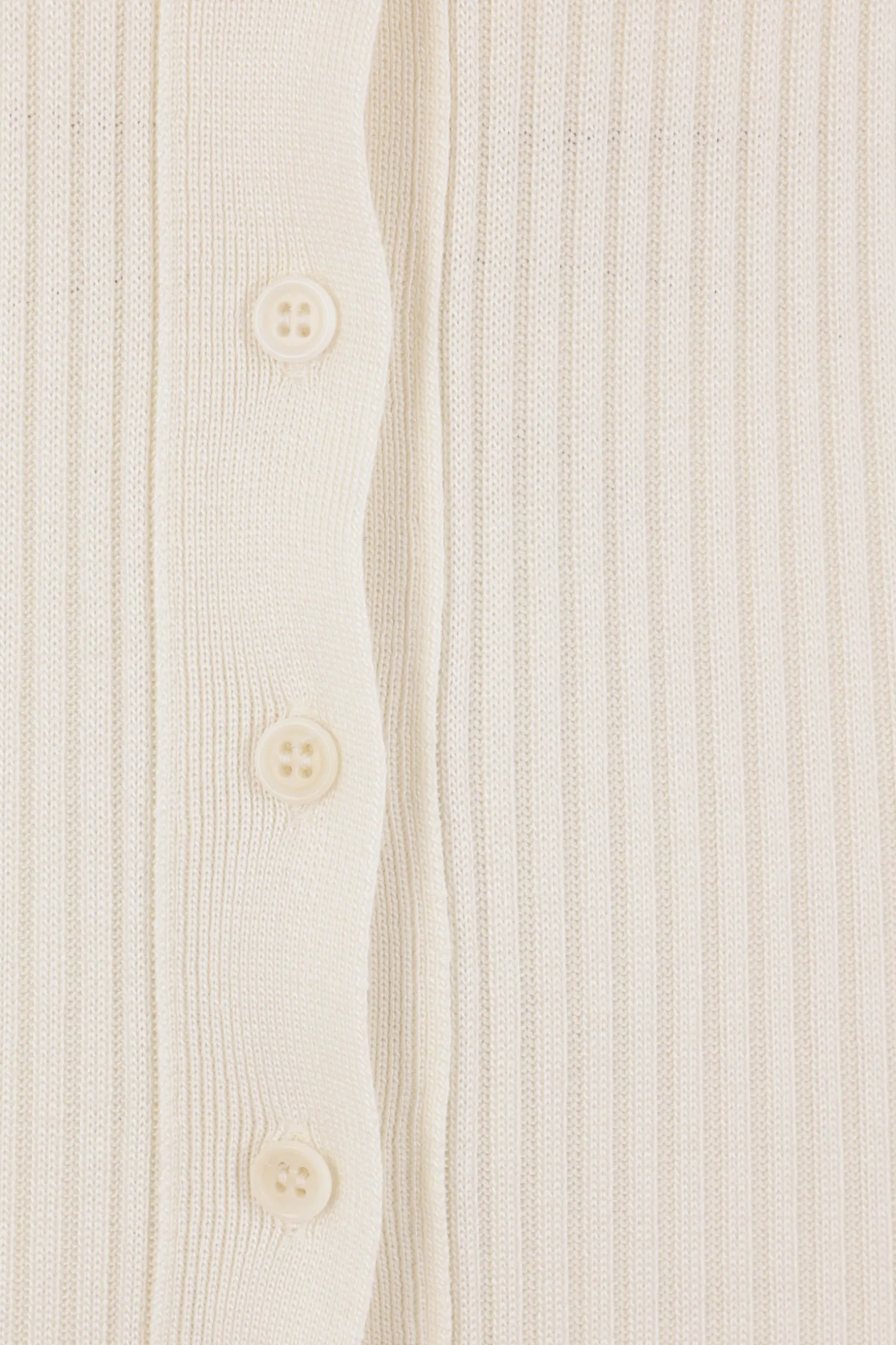 Abiti>META CAMPANIA COLLECTIVE abito Neith in maglia a costine Bianco