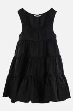 Abiti>CECILIE BAHNSEN abito smanicato Aino in taffetà crinkled Nero