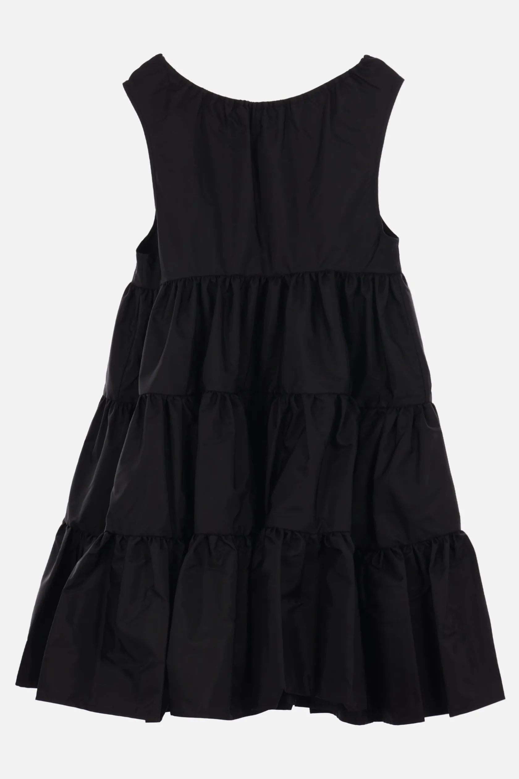 Abiti>CECILIE BAHNSEN abito smanicato Aino in taffetà crinkled Nero