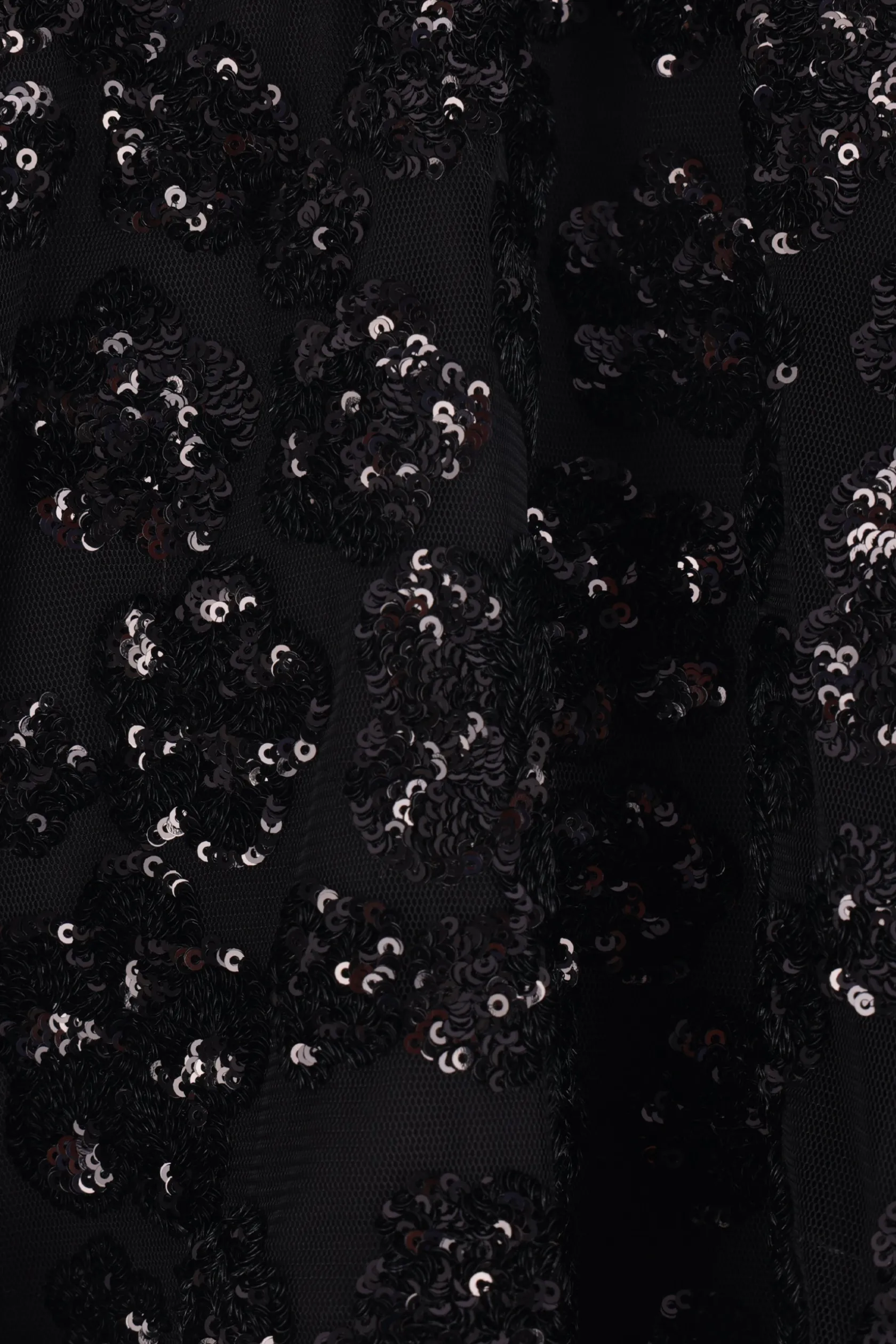 Abiti>CECILIE BAHNSEN abito smanicato Azelia in tulle con paillettes Nero
