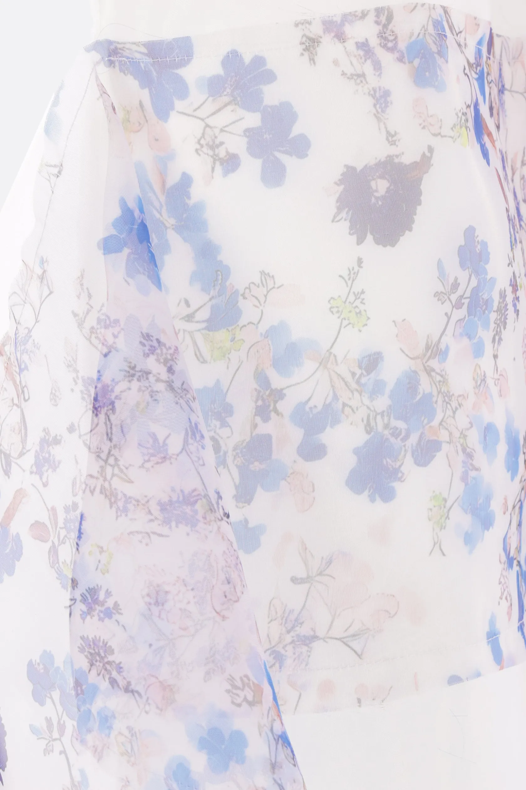 Abiti>ZOMER abito smanicato Bosch in organza Bianco