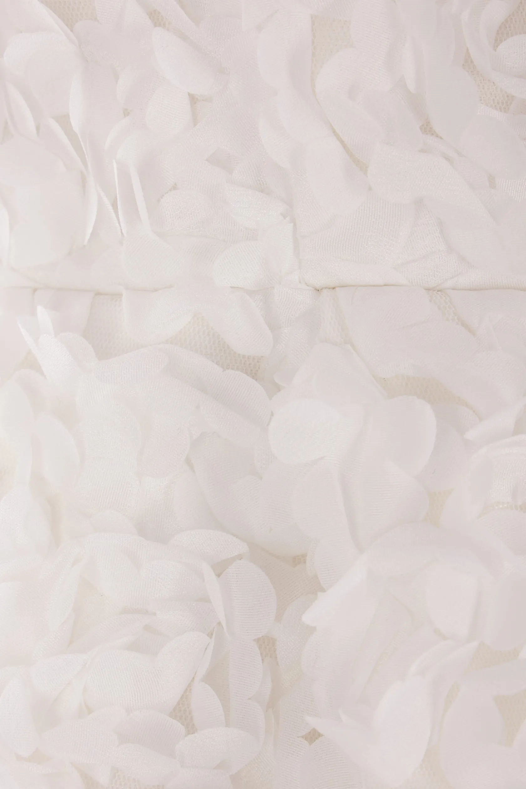 Abiti>COMME DES GARÇONS abito smanicato in mesh con fiori Bianco