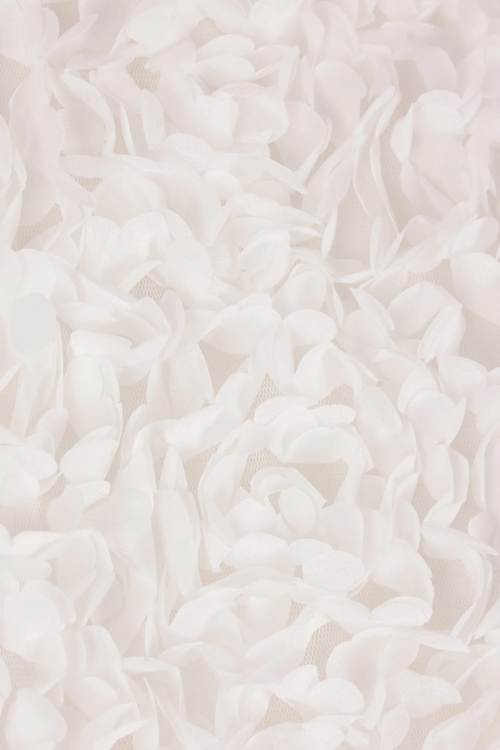 Abiti>COMME DES GARÇONS abito smanicato in mesh con fiori Bianco