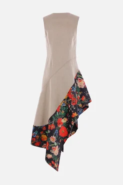 Abiti>ZOMER abito smanicato Jean in canvas Multicolor