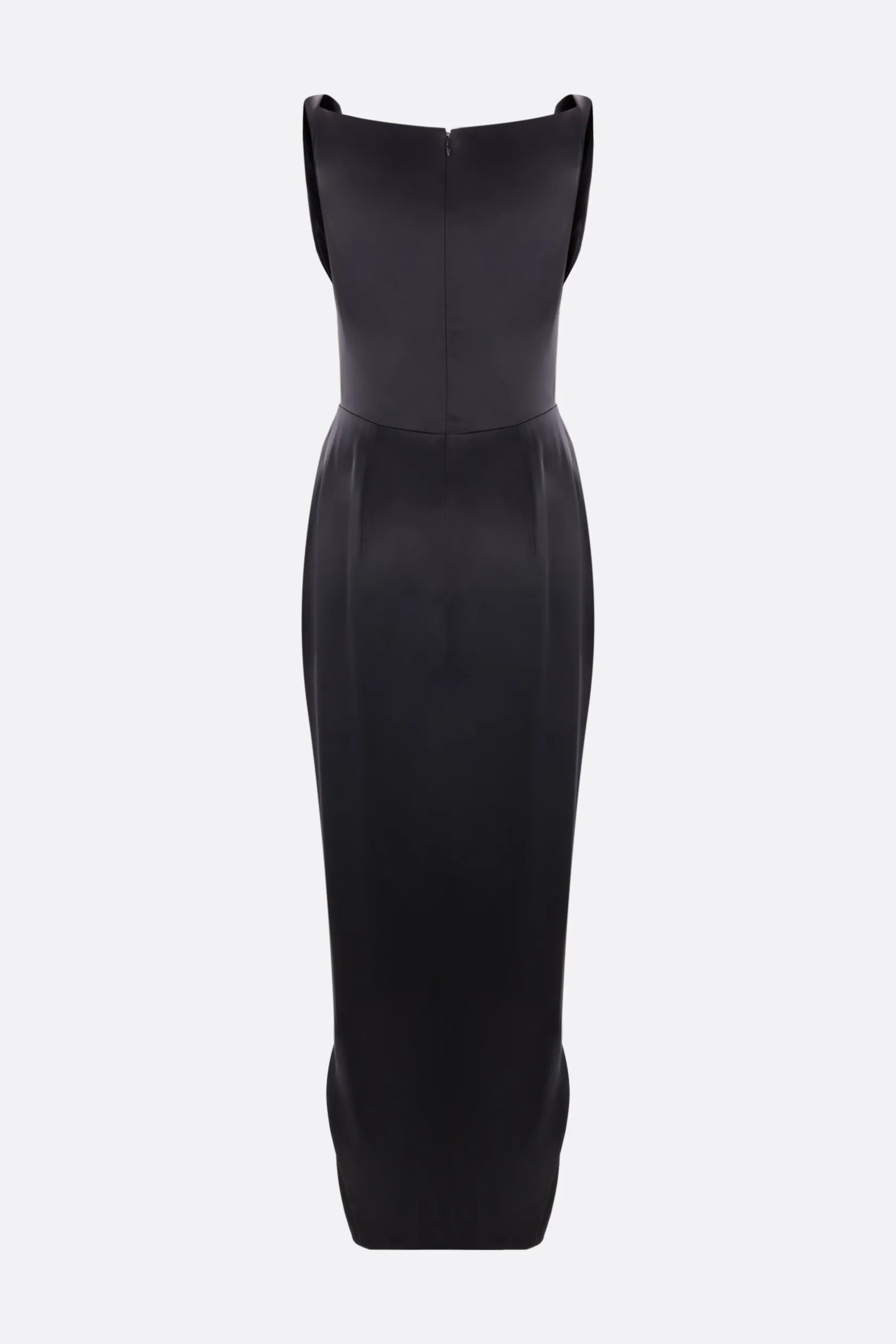 Abiti>VIVIENNE WESTWOOD abito smanicato Long Panther in raso Nero