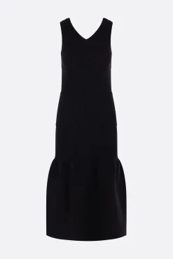 Abiti>CFCL abito smanicato Mermaid in maglia a coste Nero