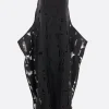 Abiti>MARIA CALDERARA abito smanicato Puppet in tessuto scuba laser-cut Nero