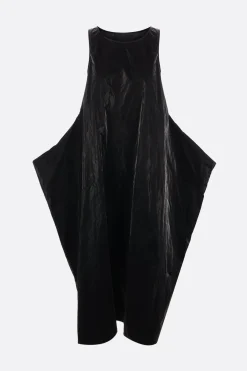 Abiti>MARIA CALDERARA abito smanicato Puppet in nylon gommato Nero