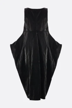Abiti>MARIA CALDERARA abito smanicato Puppet in nylon gommato Nero