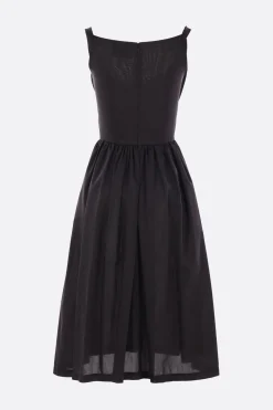 Abiti>VIVIENNE WESTWOOD abito smanicato Sunday in mussola Nero