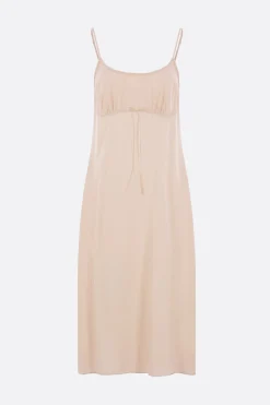 Abiti>SIMONE ROCHA abito sottoveste in crepe de chine Neutro