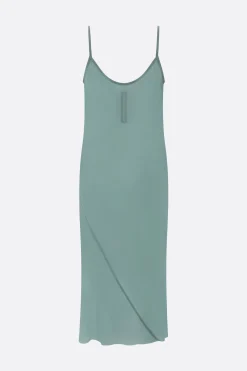 Abiti>RICK OWENS abito sottoveste in cupro Blu