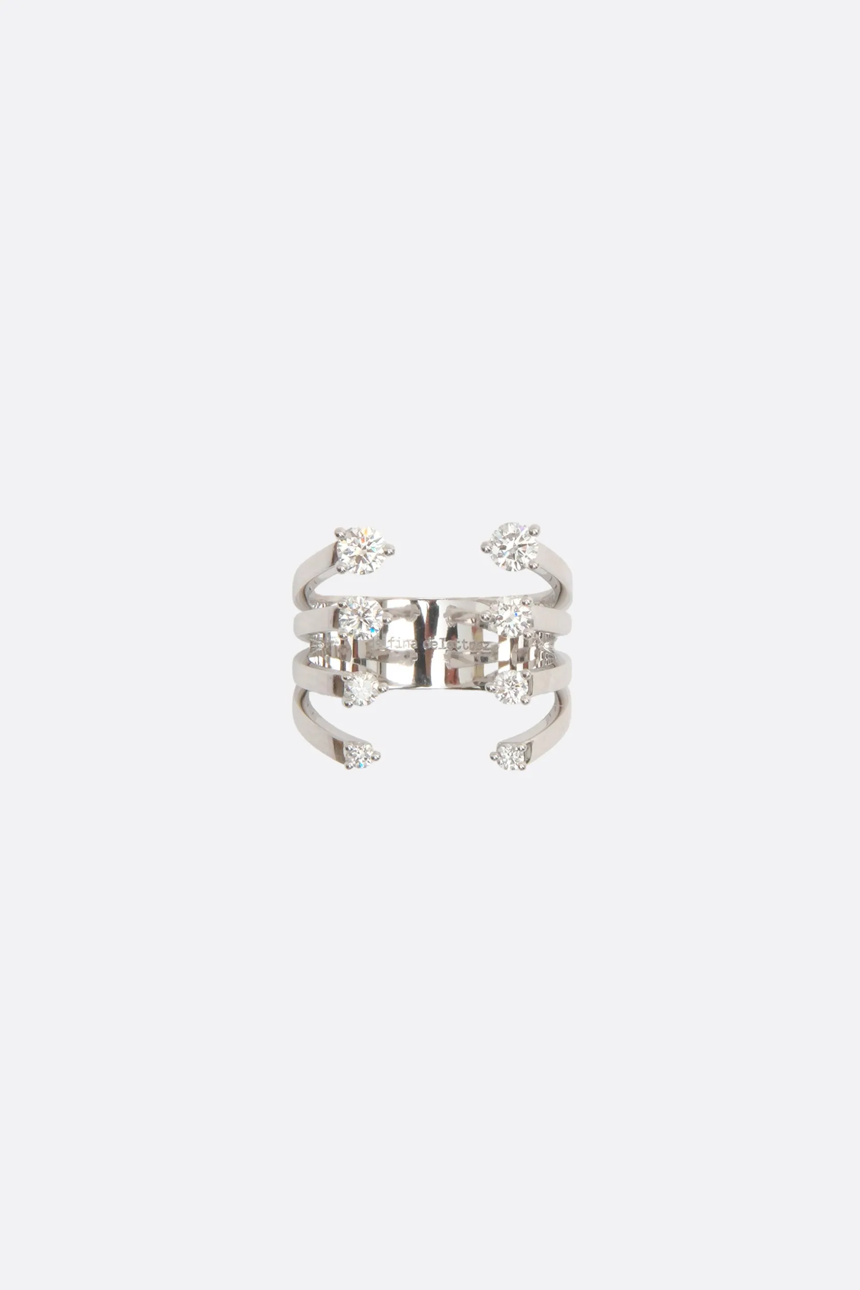 Gioielli>DELFINA DELETTREZ anello Dots Argento