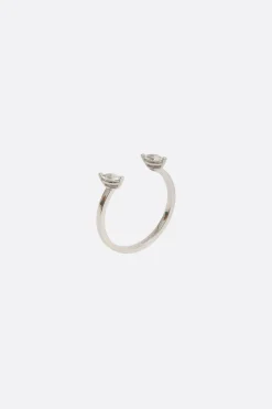 Gioielli>DELFINA DELETTREZ anello Dots Marquise Argento