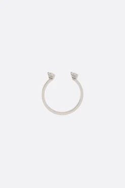 Gioielli>DELFINA DELETTREZ anello Dots Marquise Argento