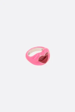 Gioielli>HOTLIPS BY SOLANGE anello Hotlips in argento smaltato Multicolor