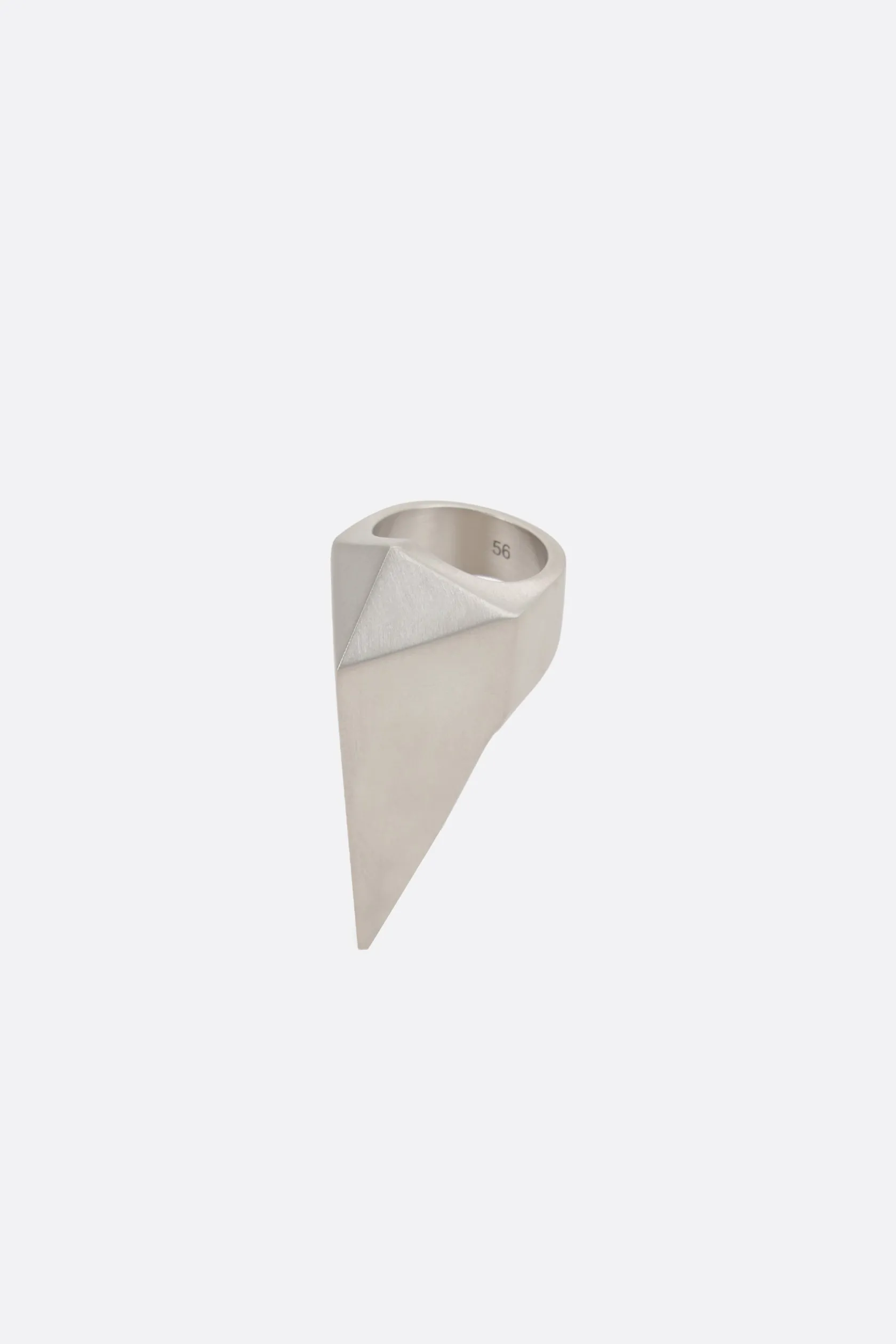 Gioielli>RICK OWENS anello Pyramid in ottone Argento