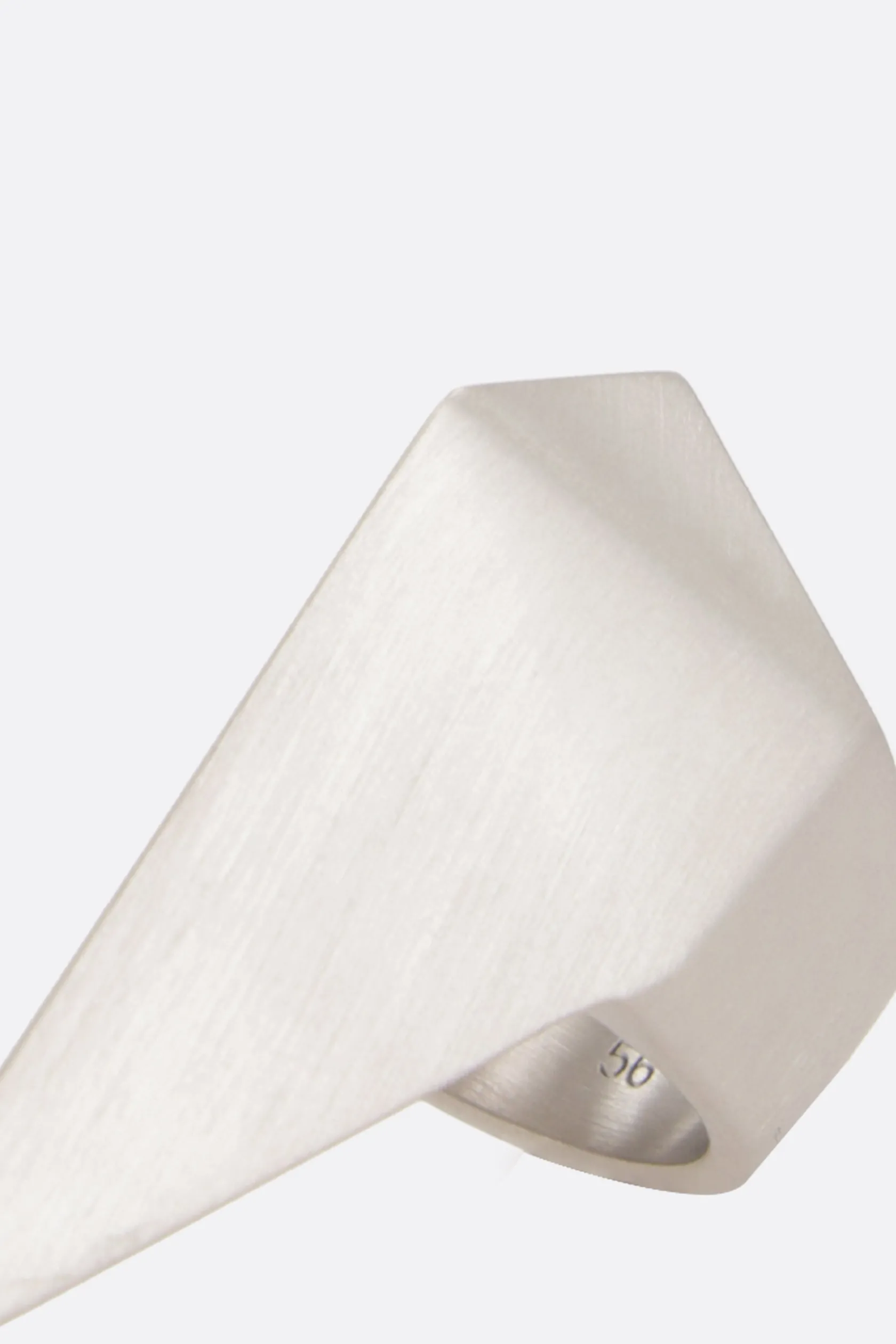 Gioielli>RICK OWENS anello Pyramid in ottone Argento