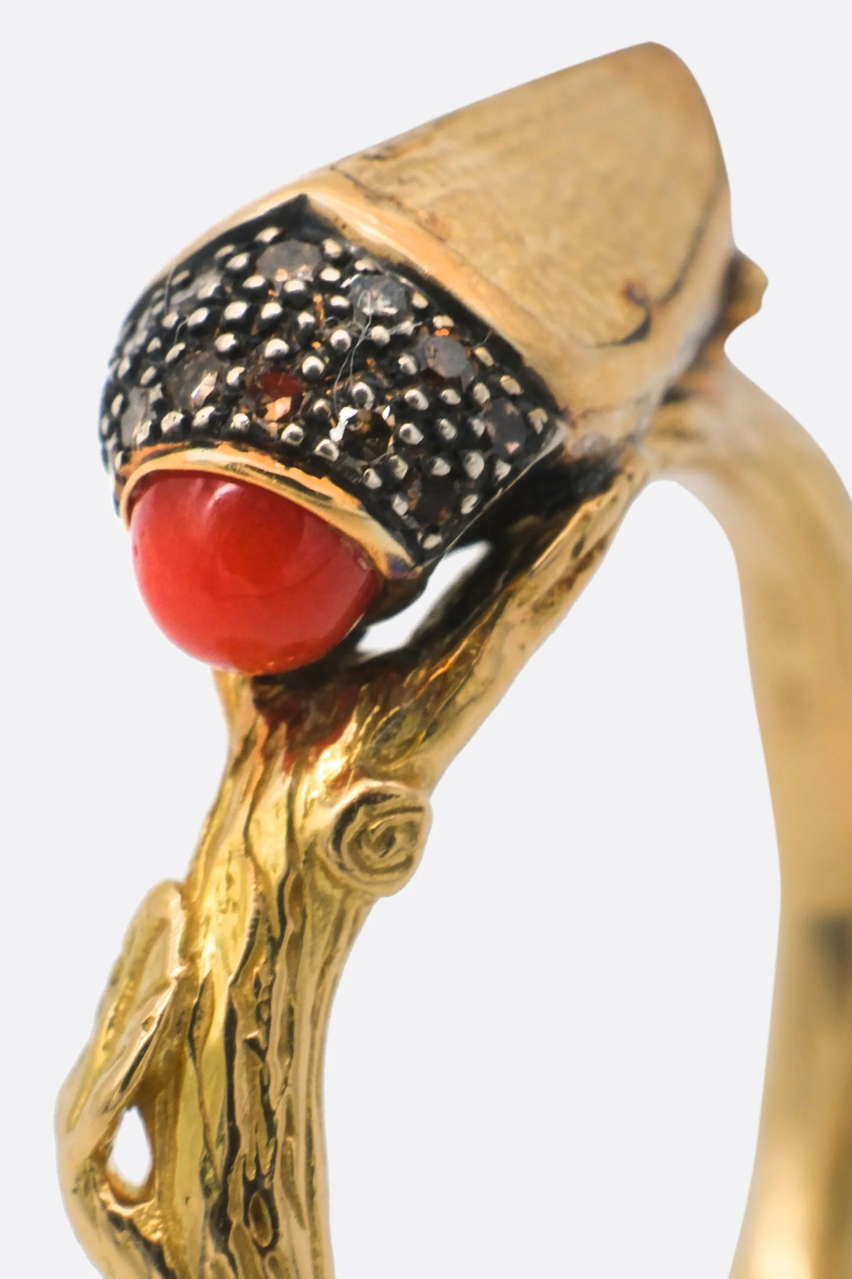 Gioielli>BIBI VAN DER VELDEN anello Rudolf Scarab in 18k Oro