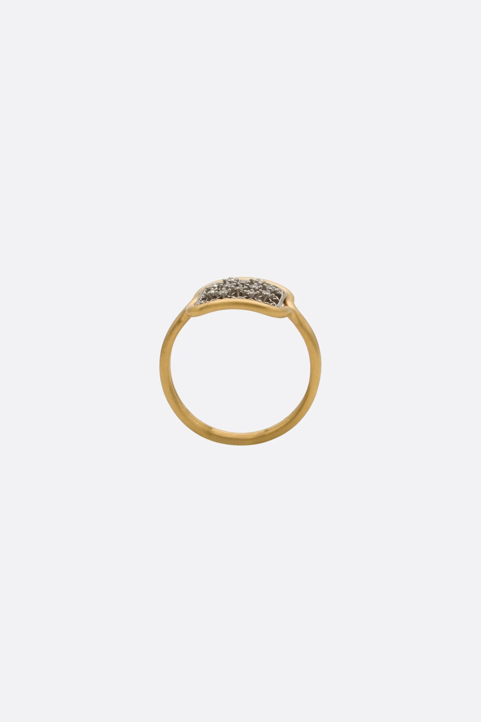 Gioielli>NIKOLLE RADI anello Screen Shape Micro Prong Oro