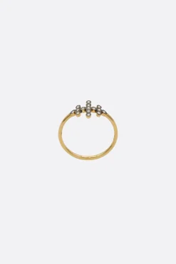 Gioielli>YANNIS SERGAKIS anello Three Lines in 18k Oro