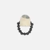 Gioielli>MARIA CALDERARA anello Thumbprint Nero