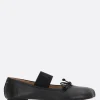 Scarpe Basse>MM6 ballerina Anatomic in nappa Nero