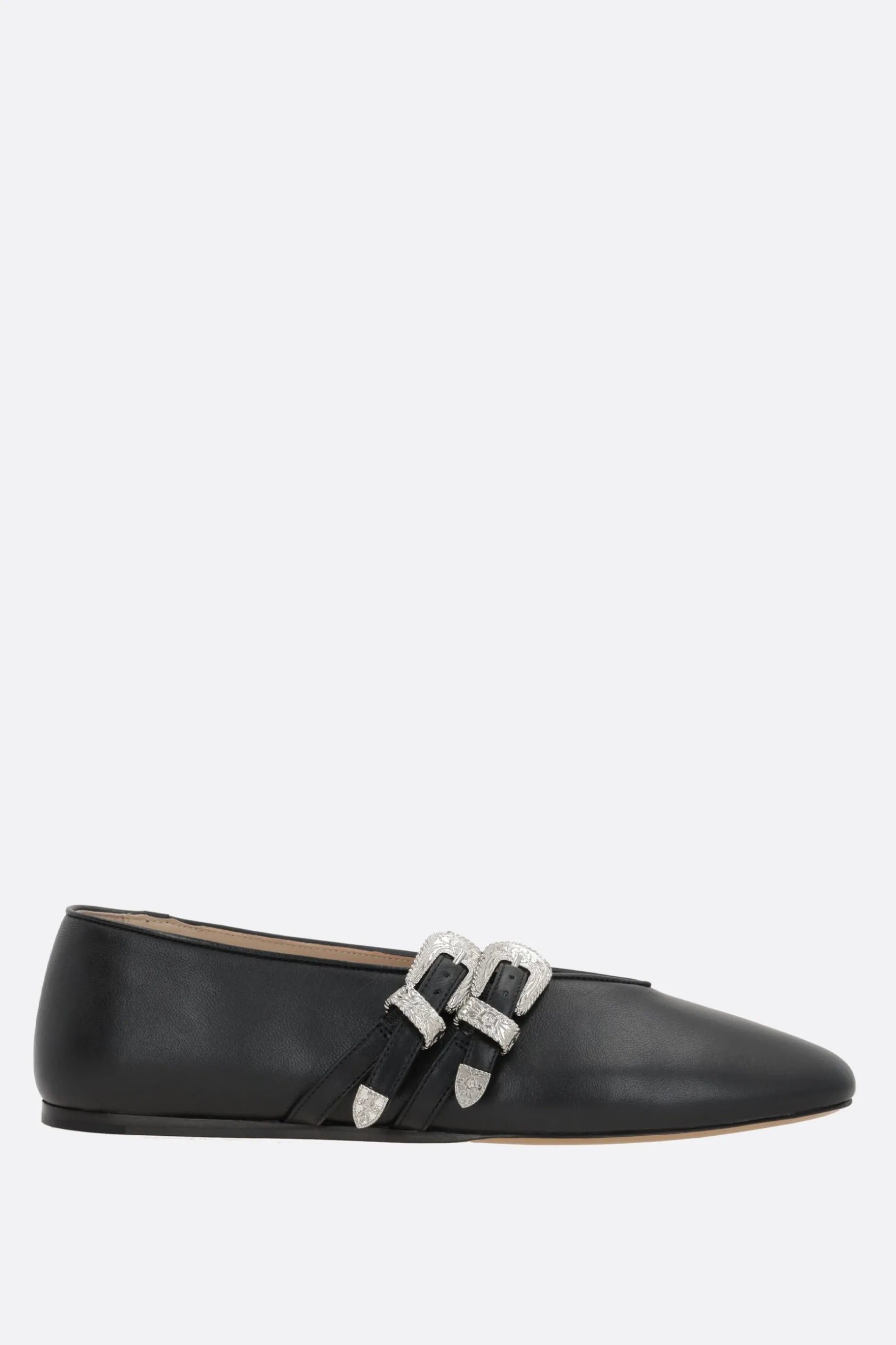 Scarpe Basse>LE MONDE BERYL ballerina Claudia in nappa Nero