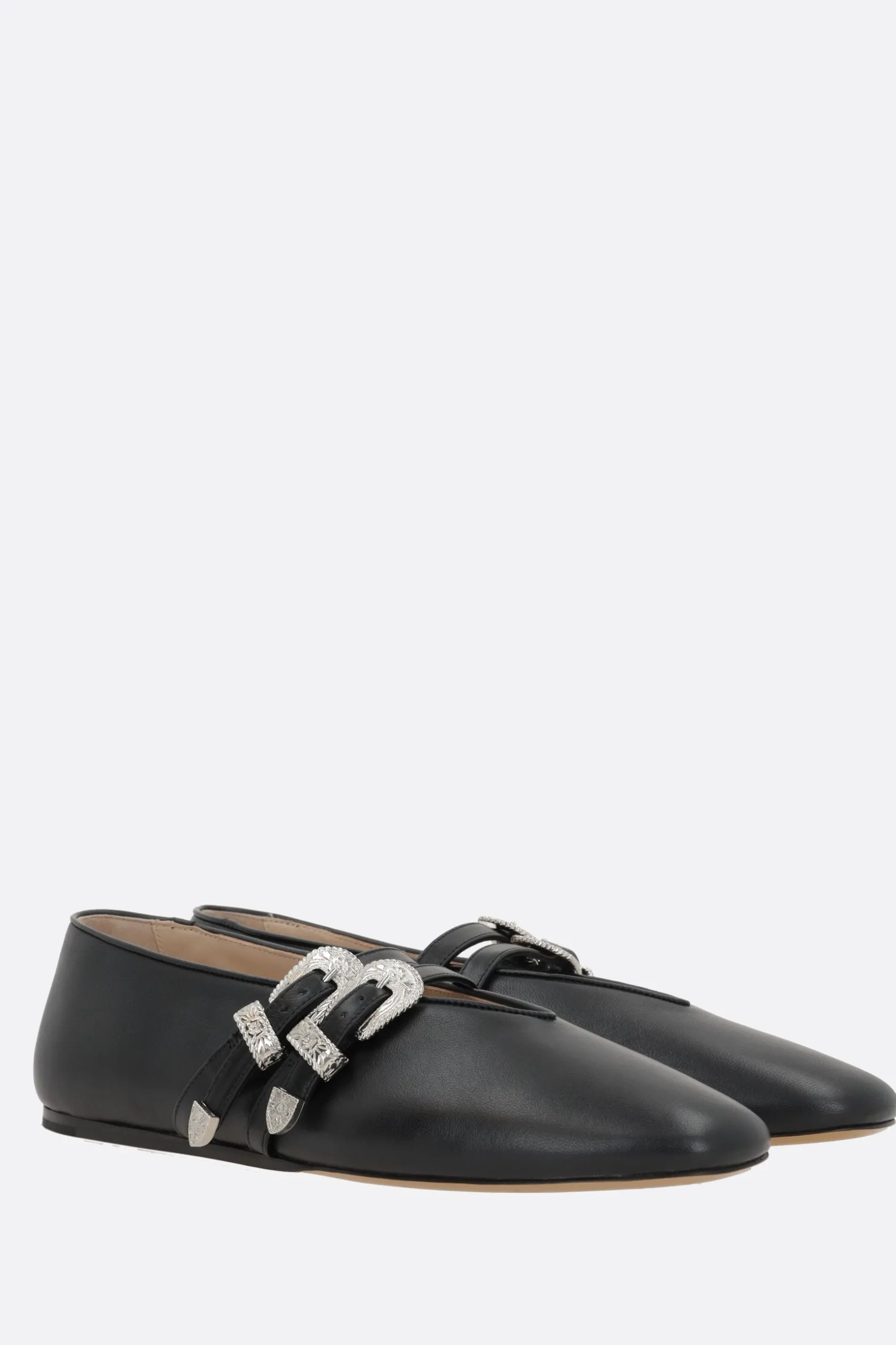 Scarpe Basse>LE MONDE BERYL ballerina Claudia in nappa Nero