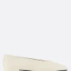 Scarpe Basse>GIORGIO ARMANI - 10 CORSO COMO ballerina in pelle liscia Bianco