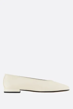 Scarpe Basse>GIORGIO ARMANI - 10 CORSO COMO ballerina in pelle liscia Bianco