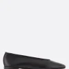 Scarpe Basse>GIORGIO ARMANI - 10 CORSO COMO ballerina in pelle liscia Nero