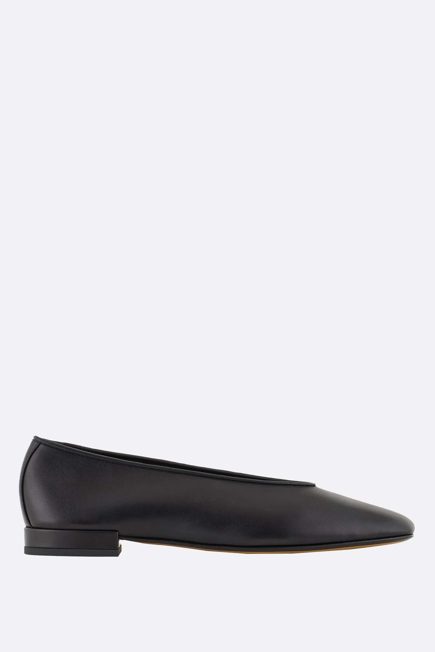Scarpe Basse>GIORGIO ARMANI - 10 CORSO COMO ballerina in pelle liscia Nero