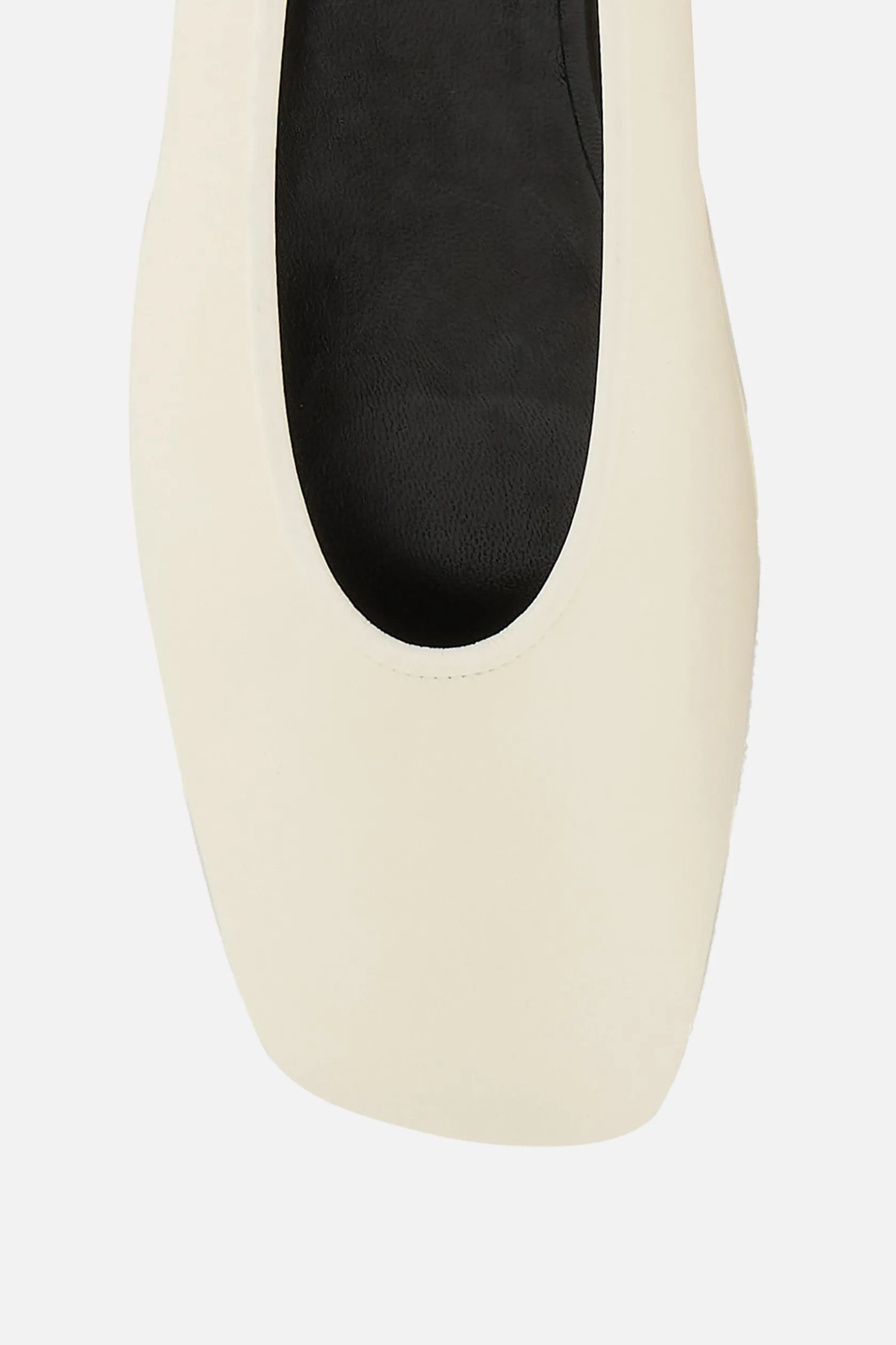 Scarpe Basse>GIORGIO ARMANI - 10 CORSO COMO ballerina in pelle liscia Bianco